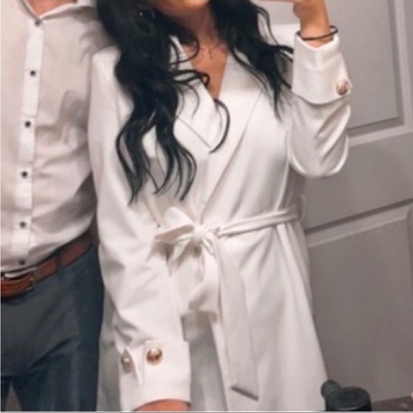 White blazer dress - Picture 3 of 4